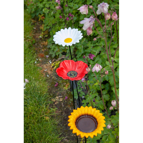 Bol d'alimentation Gardman / marguerite de bain d'oiseau sur broche