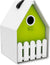 Nichoir Landhaus Blanc - Citron vert 