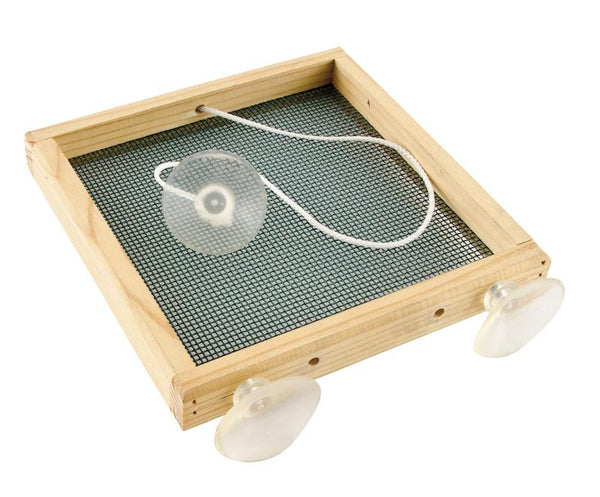 Raamvoedertafel met Zuignappen BirdSwing Vide – Hout | CJ Wildlife