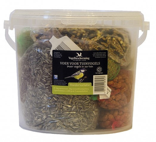 Protection des oiseaux - Seau à variation d'alimentation