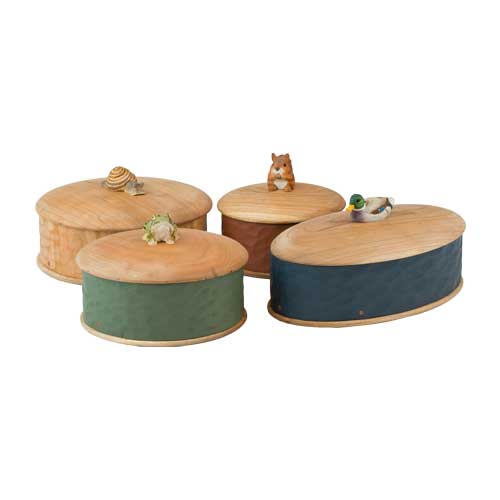 Coffret en bois canard sauvage 