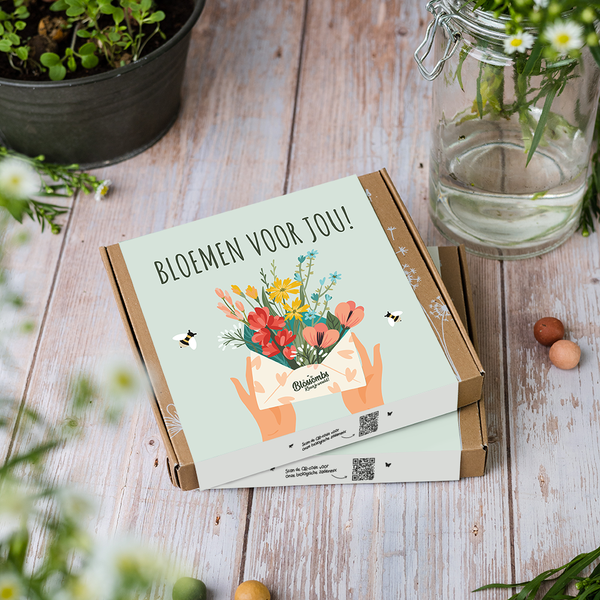 Coffret cadeau Blossombs – Des fleurs pour vous (moyen) | Cadeau durable avec Flower Bombs
