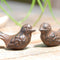 2 oiseaux "Amitié" rouille
