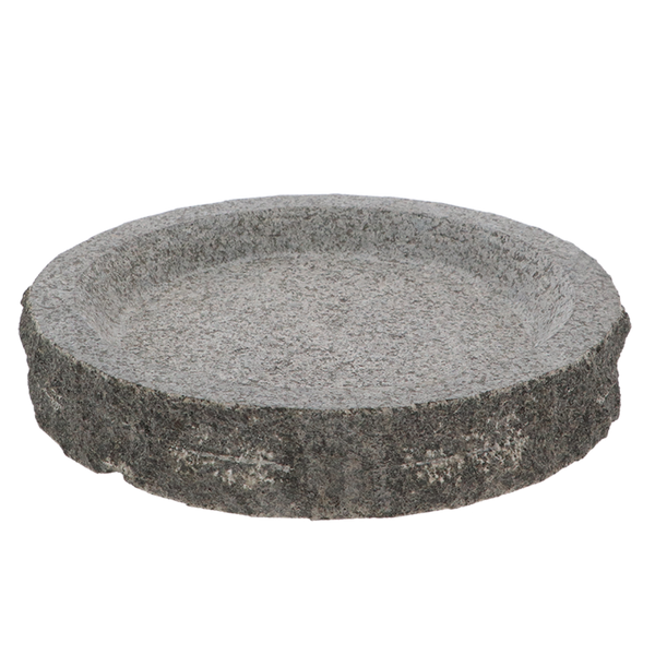 Bain d'oiseaux rond en granit L