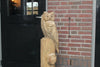 Chouette sculpture bois sur tronc