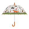 Parapluie enfant transparent animaux de la forêt