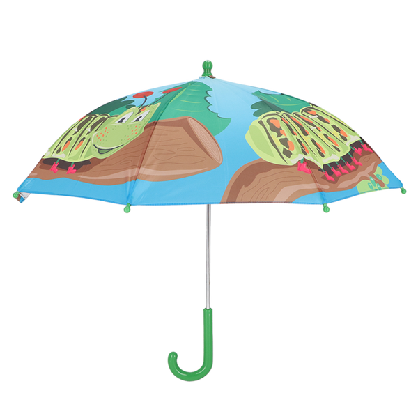 Esschert Design Kinderparaplu “Panorama Rups” – Transparante paraplu Ø 68 cm