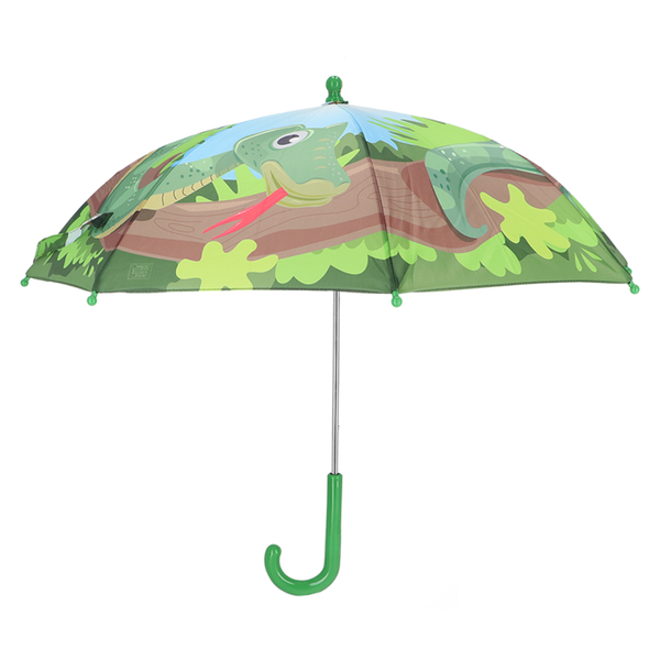 Esschert Design Kinderparaplu “Panorama Slang” – Transparante kinderparaplu 71 cm