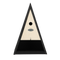 Nichoir wigwam avec mangeoire noir