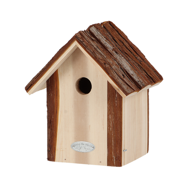 Esschert Design Nestkast Pimpelmees – Boomschorsdak, 20×17,8×30,8 cm