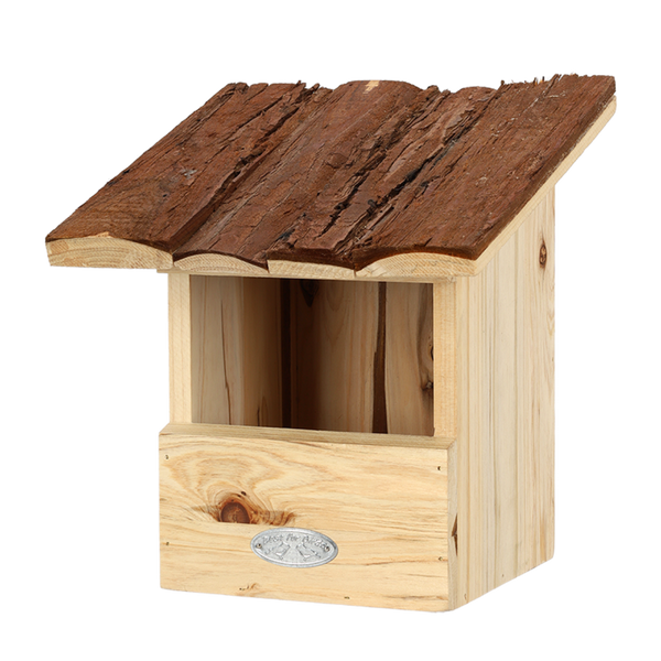 Esschert Design Nestkast Roodborst – Boomschorsdak, 20,3×21,5×24,3 cm