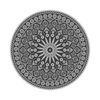 Tapis de jardin rond