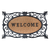 Paillasson caoutchouc/noix de coco "Welcome"