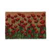 Paillasson coco coquelicot