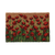 Paillasson coco coquelicot