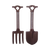 Outils de jardin thermomètre