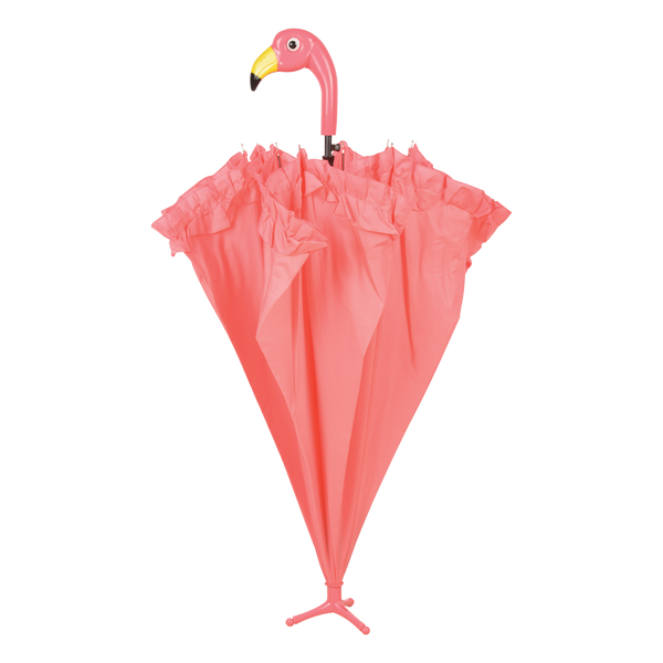 Parapluie flamant rose à volants