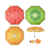 Parapluie pliant fruits assortis