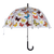 Parapluie papillon transparent