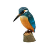 Vogelbeeldje IJsvogel – Handgesneden Houten Decoratievogel | DecoBird Wildlife Garden – foto 2