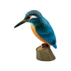 Vogelbeeldje IJsvogel – Handgesneden Houten Decoratievogel | DecoBird Wildlife Garden – foto 5