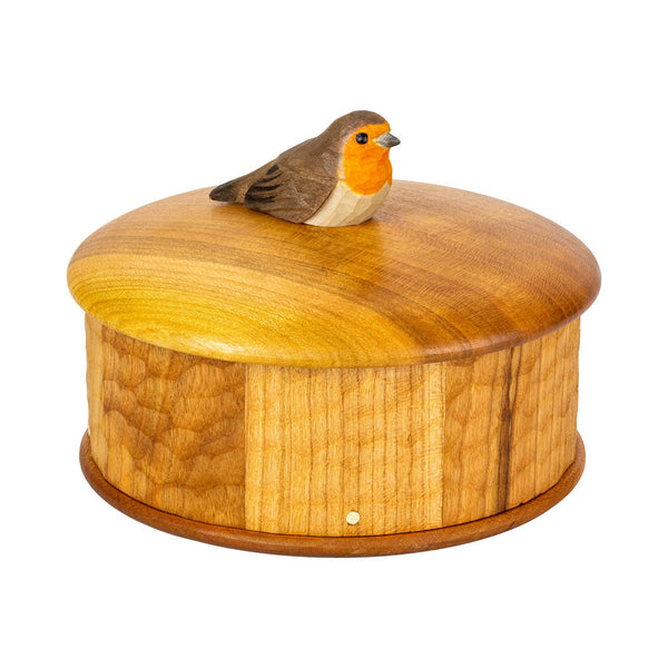 Houten kistje - Roodborstje