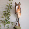 Kledinghaak Paard – Decoratieve Houten Wandhaak | Wildlife Garden