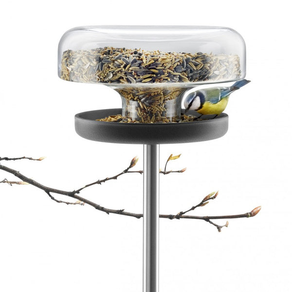 Vogelvoedertafel op Paal Glas 2L (121cm) – Design | Eva Solo