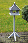 Vogelvoederhuis op Poot Grijs - Voedertafel voor Tuinvogels | Esschert Design