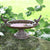 Bain d'oiseaux en fonte sur pied hauteur 13,1cm