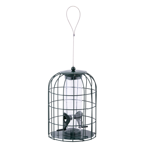 Mangeoire silo à graines anti-écureuil