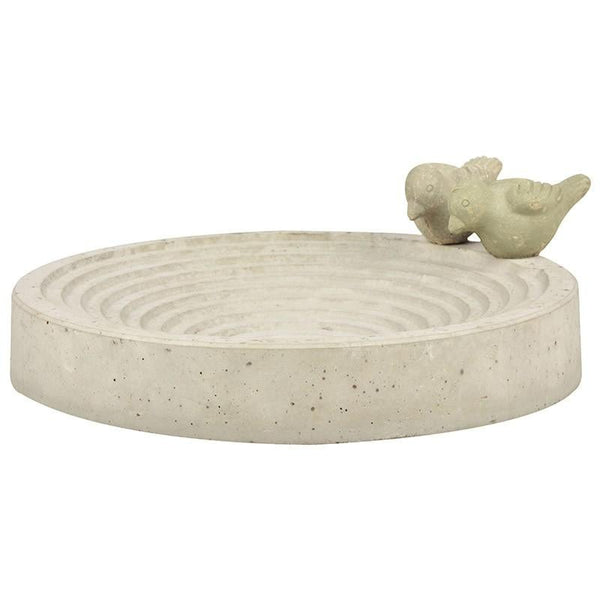Béton pour bain d'oiseaux