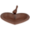 Coeur de bain d'oiseau en fonte