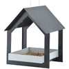 Esschert design - voedertafel hangend antraciet/wi