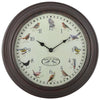 Design Esschert - Horloge avec sons d'oiseaux