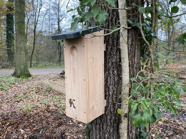 Spechten Nestkast Douglashout RVS Scharnier | Kooprijk