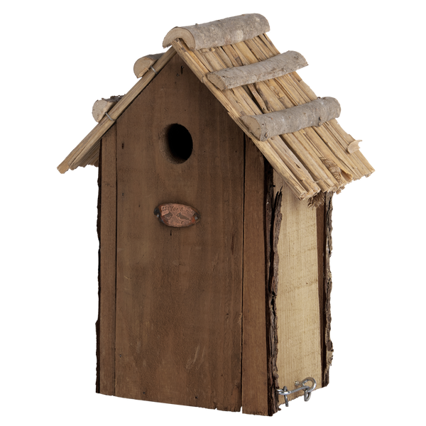 Koolmees Nestkast Rieten Dak 31cm | Esschert Design – foto 4