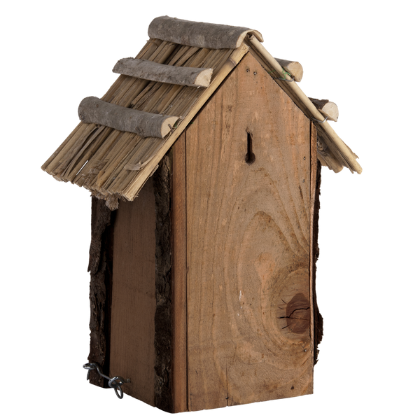 Koolmees Nestkast Rieten Dak 31cm | Esschert Design – foto 3