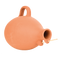Terracotta mezen en mussen vogelpot