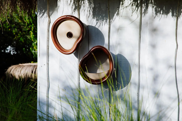 Organic vogelhuisje kastanje bruin – nestkast voor koolmezen & pimpelmezen | Duurzaam gerecycled kunststof & weerbestendig