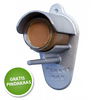 Peanutbar porte-pot de beurre de cacahuète argent
