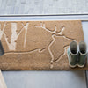 Paillasson coco relief cerf