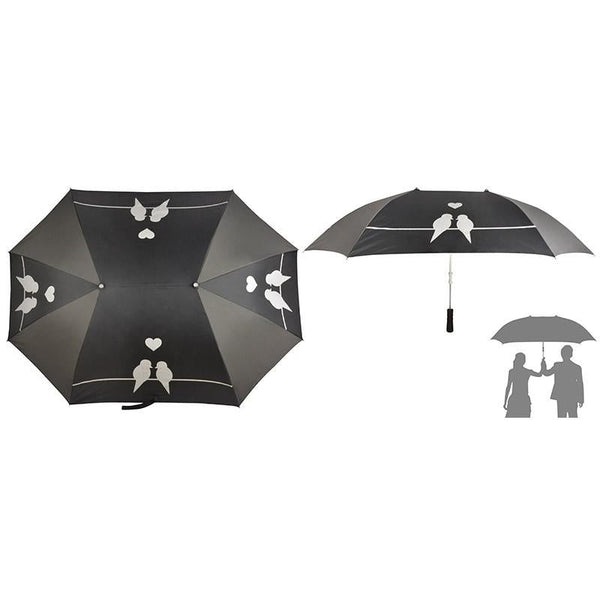 Paraplu voor 2 Personen – Extra Brede Koppelparaplu | Esschert Design – foto 2