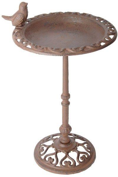 Bain d'oiseau en fonte sur pied 38,5cm