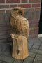 Aigle sculpture bois