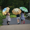 Parapluie pour enfants animaux de la ferme ass.